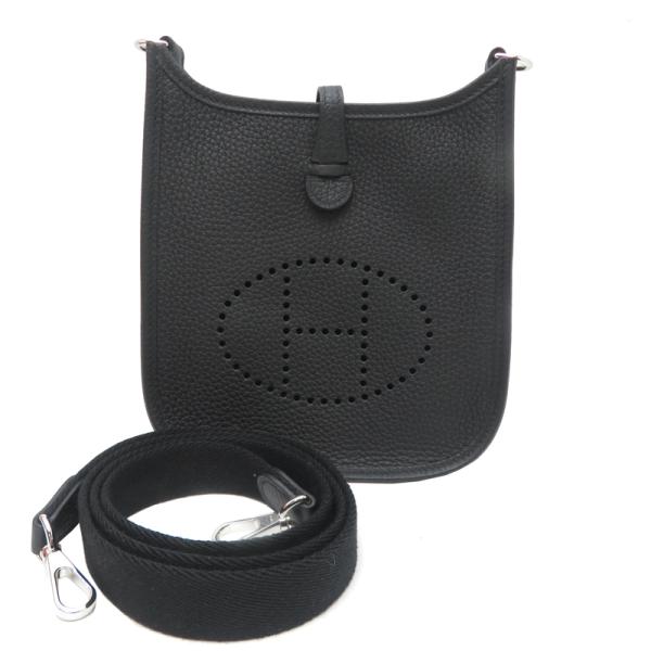 【広尾店】新品 エルメス HERMES エブリンTPM ショルダーバッグ トリヨンクレマンス 黒 SV金具 K刻印(2025年) 【18966】 広尾店】新品 エルメス HERMES エブリン3PM ショルダーバッグ トリヨン