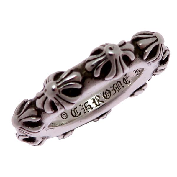 銀座店］CHROME HEARTS クロムハーツ SV925 クロスバンド リング・指輪