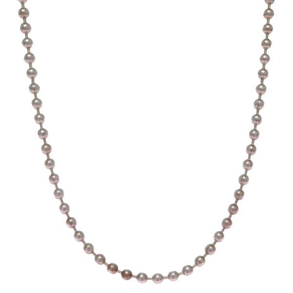 ［飯能本店］CHROME HEARTS クロムハーツ 30インチ ボールチェーン ネックレス スターリングシルバー レディース・メンズ DH93141