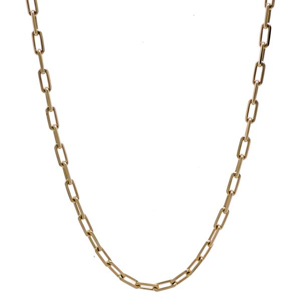 ［銀座店］CARTIER カルティエ 2024年購入品 サントス ドゥ カルティエ チェーン ミディアムモデル B7009000 ネックレス DH93581