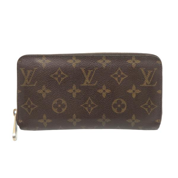 ［飯能本店］LOUIS VUITTON LV ルイ・ヴィトン ジッピーウォレット M60017 ( 旧型 ) 長財布 モノグラム ブラウン系 DH93658
