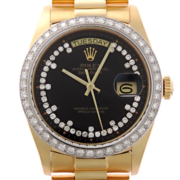 ［銀座店］ROLEX ロレックス デイデイト ミリヤード ダイヤモンド 7番 1981〜1982年製 18048 腕時計 メンズ DH94282