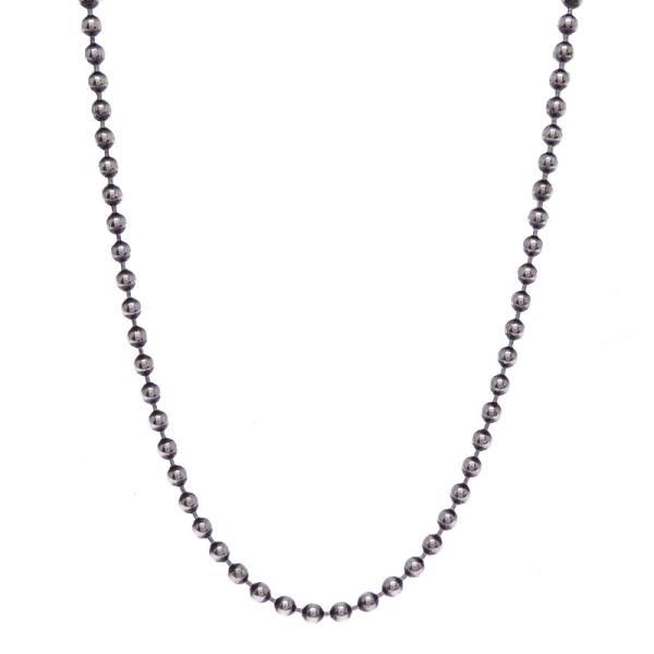 ［飯能本店］CHROME HEARTS クロムハーツ 30インチ ボールチェーン ネックレス スターリングシルバー レディース・メンズ DH94481