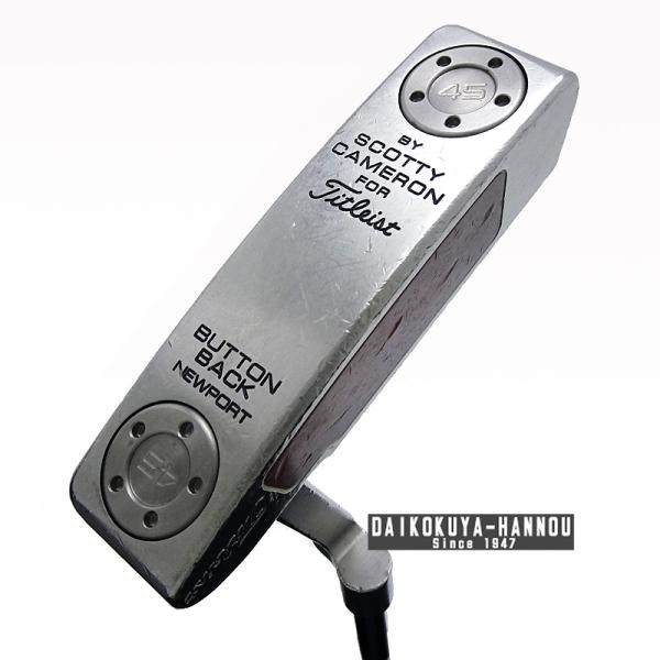 Scotty Cameron スコッティ キャメロン NEWPORT BUTTON BACK 34