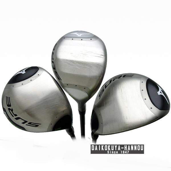 MIZUNO - ミズノ  フェアウェイウッド SURE DD シリーズ　3本セット：3W(15°)/7W(21°)/MI7(31°) MIZUNO ミズノ SURE DD シリーズ 3本セット：3W(15°)/7W(21