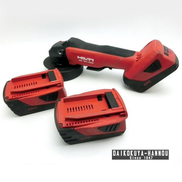 ☆HILTI 充電式アングルグラインダ AG125-A22 サンダー バッテリ付き
