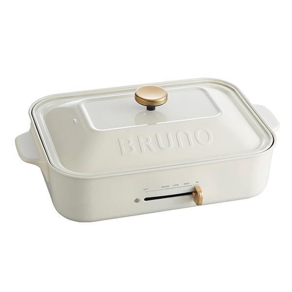 BRUNO コンパクトホットプレート BOE021-WH　ホワイト【未使用品】 BRUNO ブルーノ BOE021-WH ホワイト ホットプレート コンパクト 小型 2
