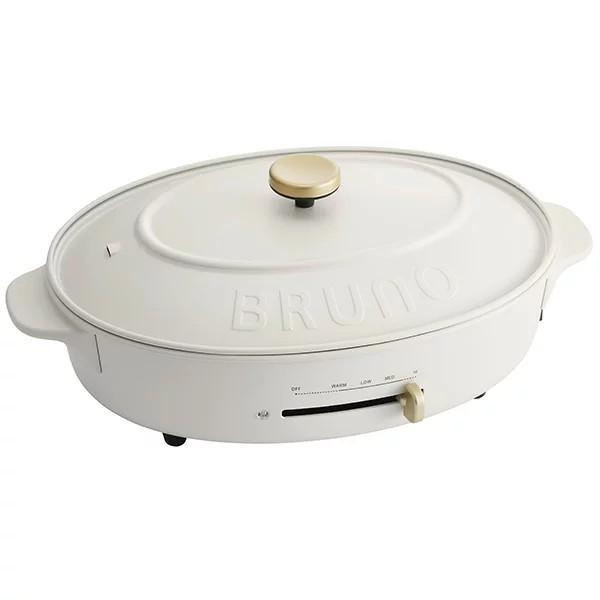 BRUNO ブルーノ オーバルホットプレート ホワイト　BOE053-WH BRUNO ブルーノ BOE053-WH ホワイト オーバルホットプレート プレート3