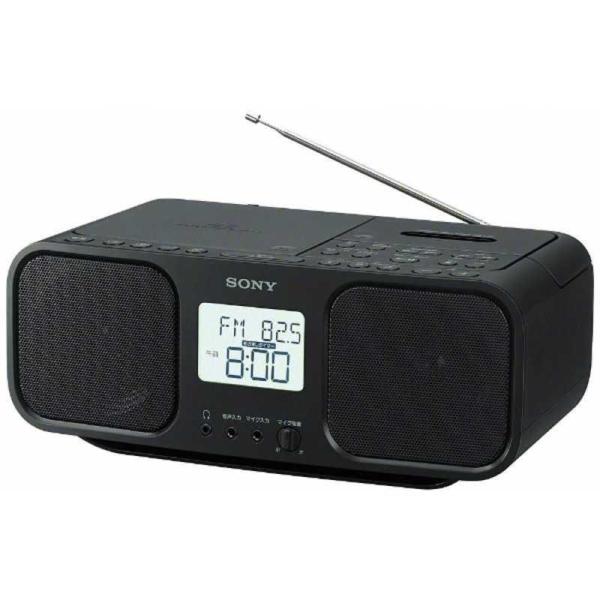 SONY ソニー CFD-S401 ブラック CDラジオカセットレコーダー ワイドFM