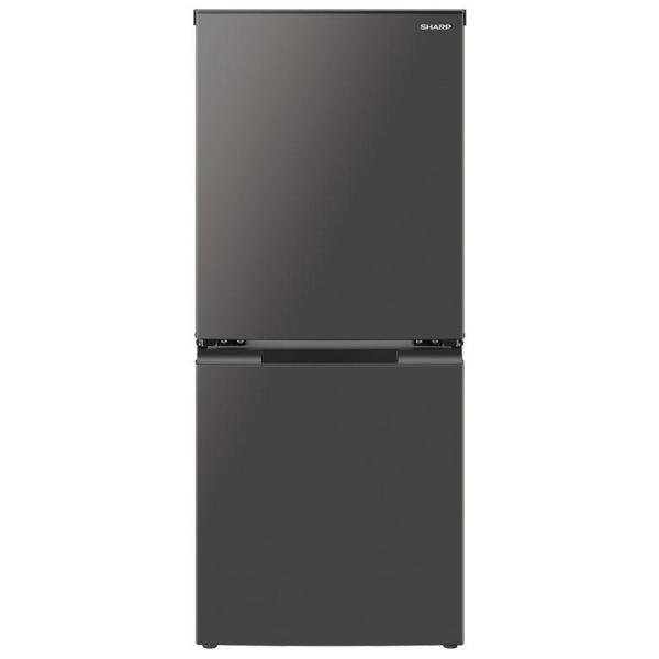 SHARP シャープ SJ-D15K-H マットダークグレー 2ドア冷蔵庫 152L