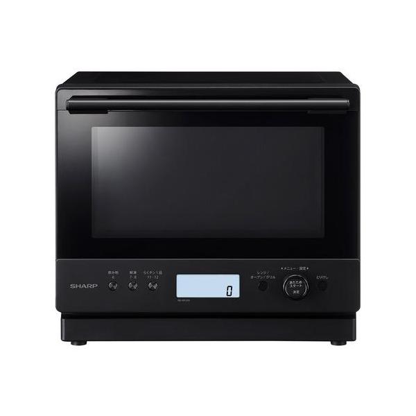 シャープ オーブンレンジ 過熱水蒸気 27L 1段調理 PLAINLY RE-WF276-B ブラック SHARP