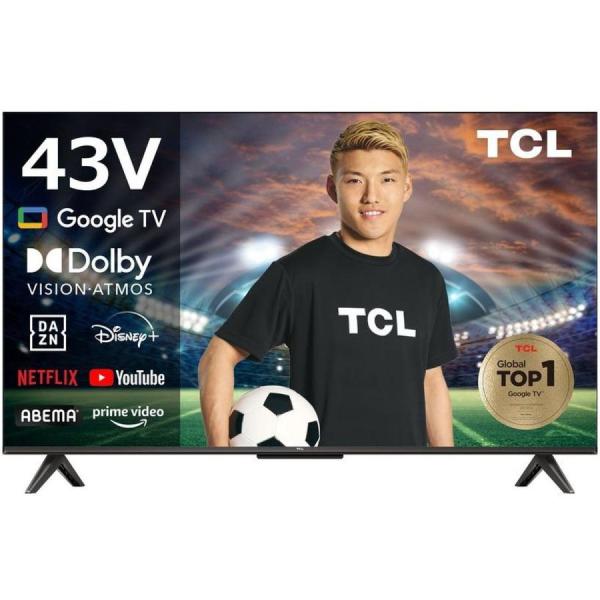 TCL ティーシーエル 43P63H チューナーレステレビ 43V型 4K対応