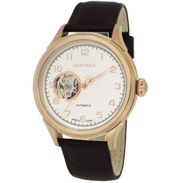他サイト： バロック 腕時計 自動巻き BA3001RG-01BR ホワイト×ブラウン BAROQUEの商品画像