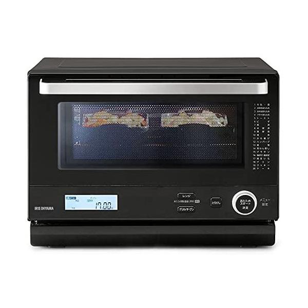 IRIS アイリスオーヤマ MO-F1808-B ブラック スチームオーブンレンジ