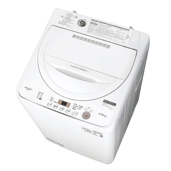 SHARP シャープ ES-GE4F-C ベージュ系 全自動洗濯機 4.5Kg : ディー 