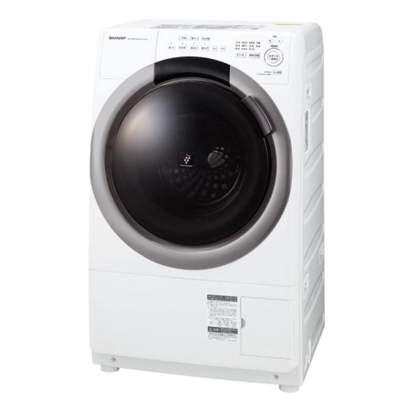 ドラム式洗濯乾燥機 左開き ES-S7H-CL （グレージュ） SHARP シャープ ES-S7H-CL グレージュ ドラム式洗濯乾燥機 洗濯7kg