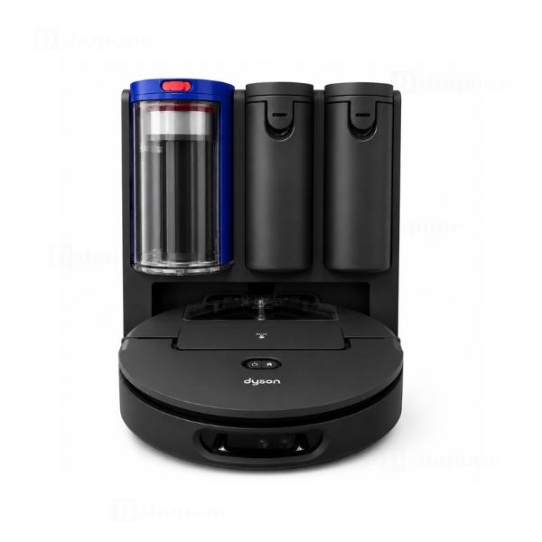 ダイソン RB05 スポット＋スクラブAi ロボット掃除機 LEDでホコリを検出 温水で水拭き 自動で充電ドックに戻る マットブラック／ブルー