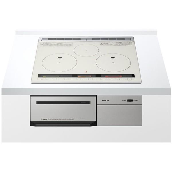 日立 HITACHI HT-M8STF Sシルバー ビルトインIHクッキングヒーター 火 