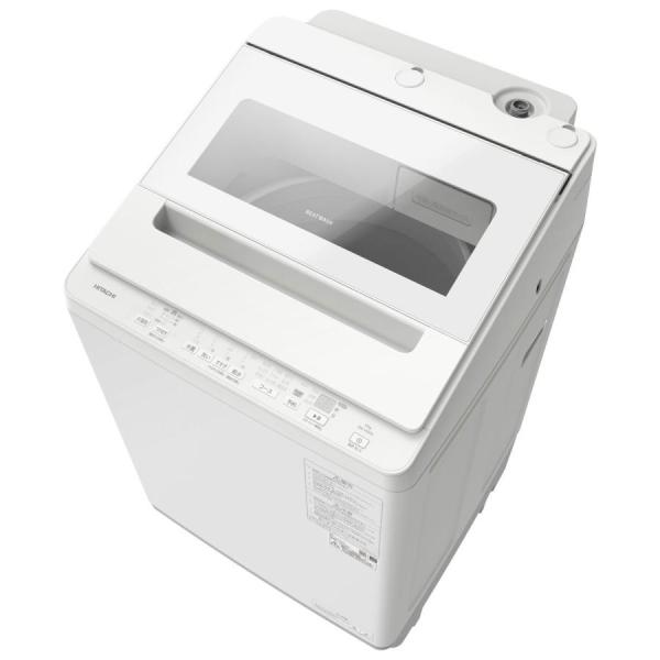 福岡市内配送設置無料　日立 HITACHI BW-V100B N [ビートウォッシュ 全自動洗濯機 （10kg） シャンパン] HITACHI 日立 BW-V100K(W) ホワイト 全自動洗濯機 洗濯10.0kg 上開き