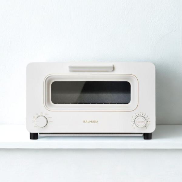 バルミューダ オーブントースター 2枚 スチーム 小型 K11A-WH ホワイト