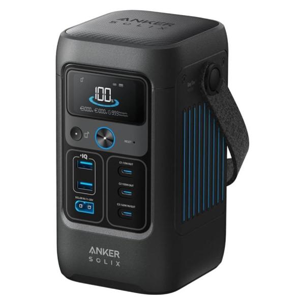 アンカー ポータブル電源 192Wh Solix C200 DC Portable Power Station A1727511 ブラック Anker