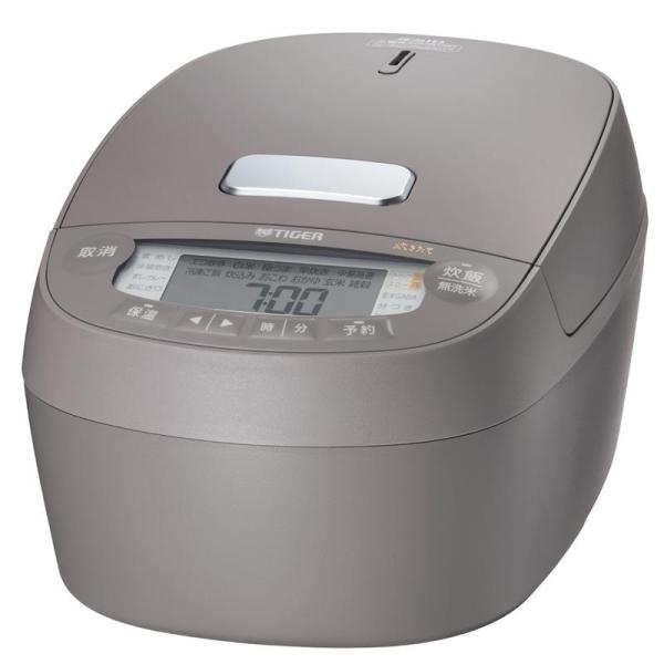タイガー 炊飯器 5.5合炊き 土鍋蓄熱コート釜 圧力IHジャー JPV-L100-HC チェスナッツグレー TIGER