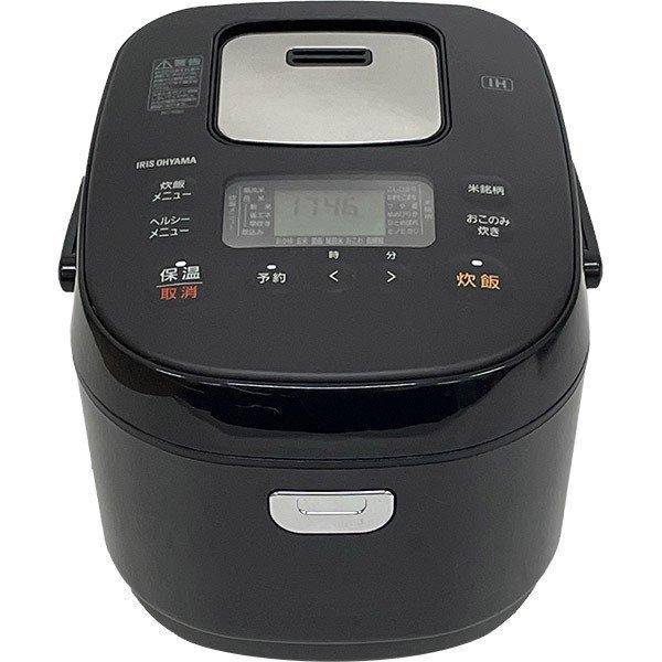IRIS アイリスオーヤマ RC-IK50-B ブラック 炊飯器 5.5合 IH式 極厚火