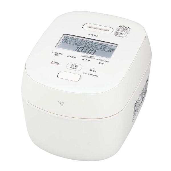 ZOJIRUSHI 象印 NW-NB10-WA ホワイト 炊飯器 圧力IH炊飯ジャー 5.5合