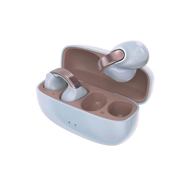 JVCケンウッド イヤホン ワイヤレスイヤホン イヤーカフ型 防水 アプリ