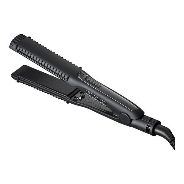 なめらかに伸ばし、潤う美髪スタイラーまっすぐもカールもスタイル自在● 使うほどに、光沢のある美しい質感に。「キュアクリスタルプレート」数種類の天然鉱石やミネラルをミクロパウダー化して独自配合し、アイロンのプレートに加工。髪にツヤと潤いを与え...