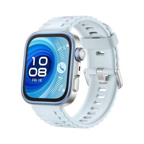 ファーウェイ スマートウォッチ GPS ゴルフ機能 心電図 薄型軽量設計 WATCH FIT 4 Pro ブルー HUAWEI