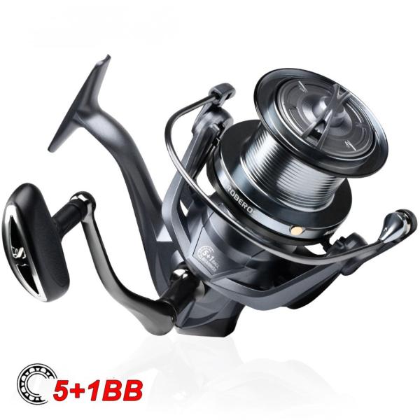 【送料無料】 スピニングリール 10000番 12000番 大物 5+1BB 大型スピニングリール オフショア ハイパフォーマンス 釣りリール リール 遠投 釣り ドラグ力18KG