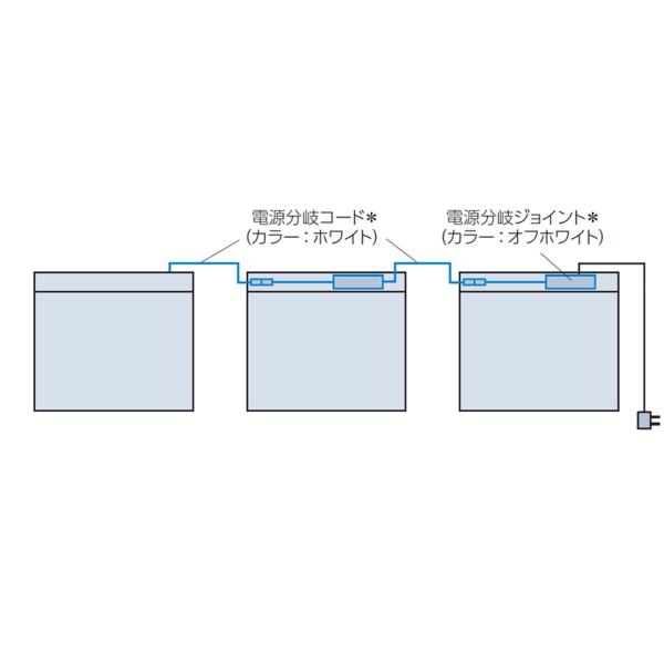 【電動製品本体と同時購入用】オプション▼電源分岐ジョイント▼タチカワブラインド