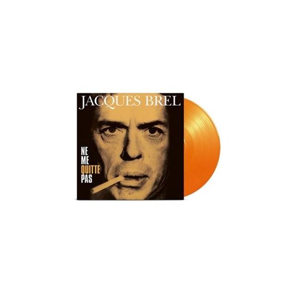 輸入盤 JACQUES BREL / NE ME QUITTE PAS （SOLID YELLOW ＆ SOLID ORANGE MIXED） [LP]