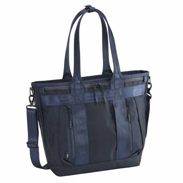 エースジーン トートバッグ ビジネストート メンズ A4 大容量 ace.GENE ビジネスバッグ ノートPC 通勤 撥水 2WAY 16L デュラムーブ ネイビー 68138-03