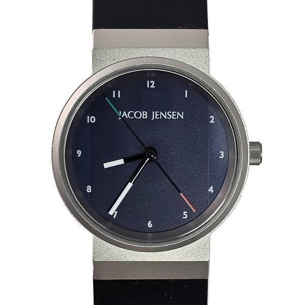ヤコブイェンセン　時計　シルバー　ブラック　黒　モノトーン 世界最大の時計の見本市バーゼルフェアで発表されたJACOB JENSEN