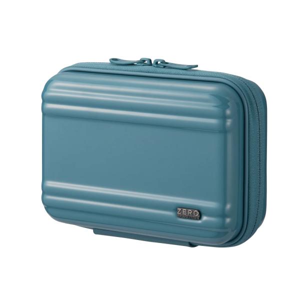 ZERO HALLIBURTON ゼロハリバートン ZH-Compact Cube KM Edition Amenity Case 81801 ホライゾンブルー
