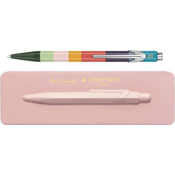カランダッシュ × ポールスミス Paul Smith ボールペン エディション３ 849 マルチストライプ ローズピンク 新品 0849-471