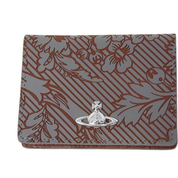 ヴィヴィアンウエストウッド Vivienne Westwood パスケース カードケース 定期入れ レザー 本革 オーブ グレー レディース AG61