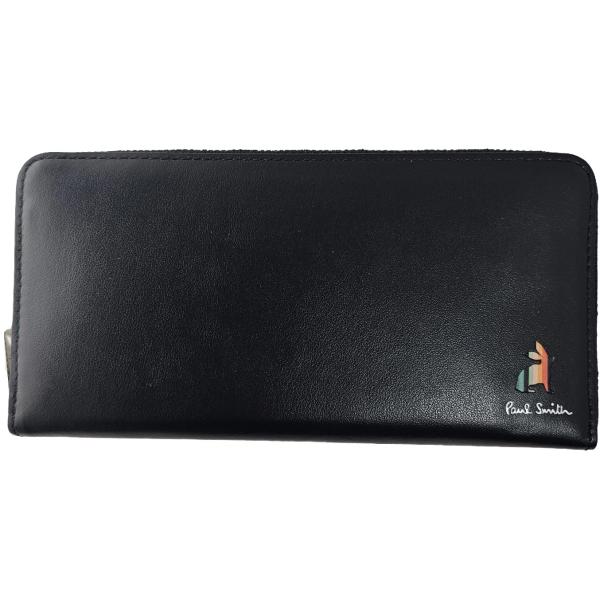 Paul Smith（ポール・スミス） 長財布 ラウンドファスナーブラック