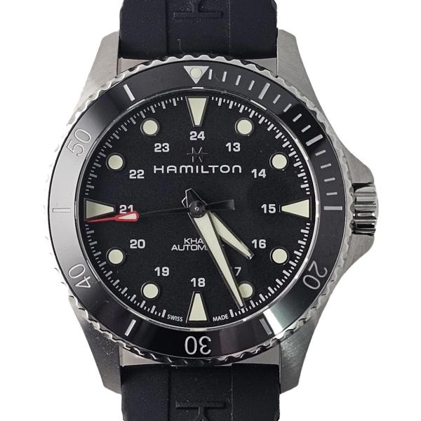 ハミルトン HAMILTON カーキ ネイビー Scuba Auto ダイバーウォッチ メンズ 自動巻き オートマティック ブラック H82515330 新品