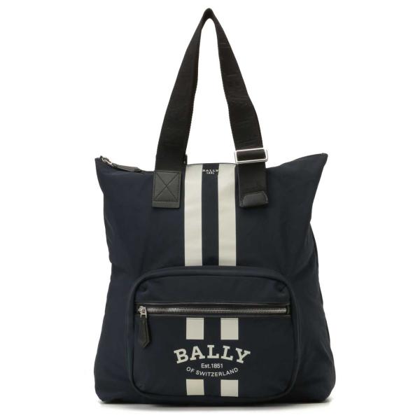 Bally（バリー） トートバッグ ネイビー メンズ 高級エコバッグ