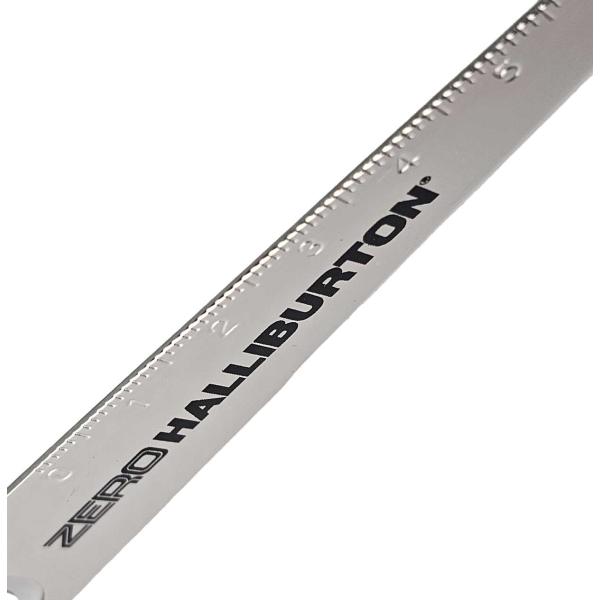 ゼロハリバートン ZERO HALLIBURTON スケール 定規 メタル クリップ付き 未使用