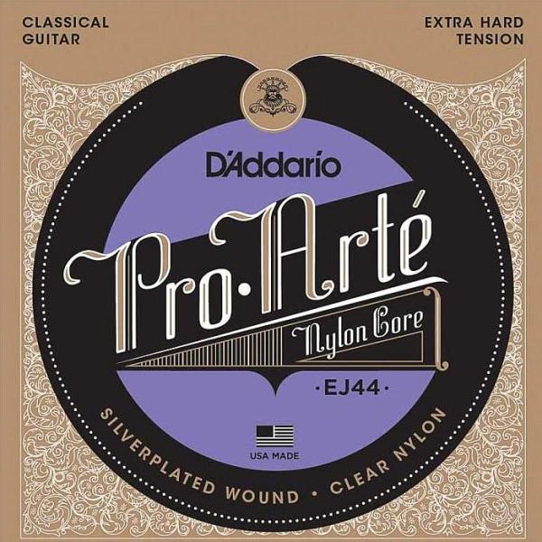 D'Addario EJ44 Pro Arte Nylon Silver/Clear Extra Hard __I NVbN