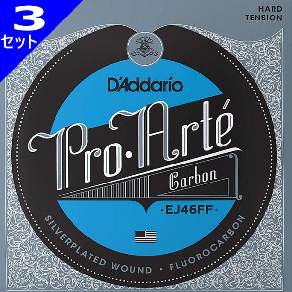 3Zbg D'Addario EJ46FF Pro-Arte Carbon Dynacore Basses Hard __I NVbN