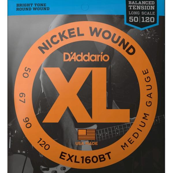 D'Addario EXL160BT Balanced Tension Nickel Wound 050-120 Long Scale __I x[X