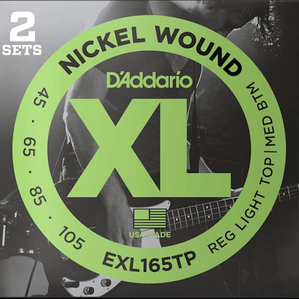 2ZbgpbN D'Addario EXL165TP Nickel Wound 045-105 Long Scale __I x[X
