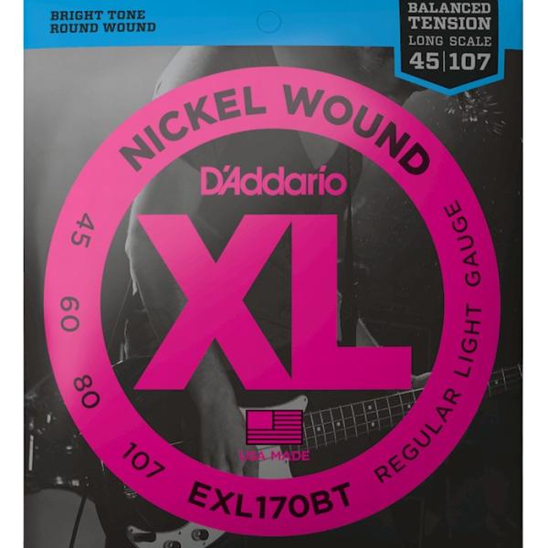 D'Addario EXL170BT Balanced Tension Nickel Wound 045-107 Long Scale __I x[X