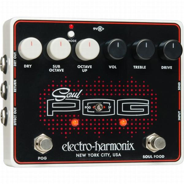 Electro-Harmonix Soul POG エレクトロハーモニクス オーバードライブ/ポリフォニックオクターブジェネレーター