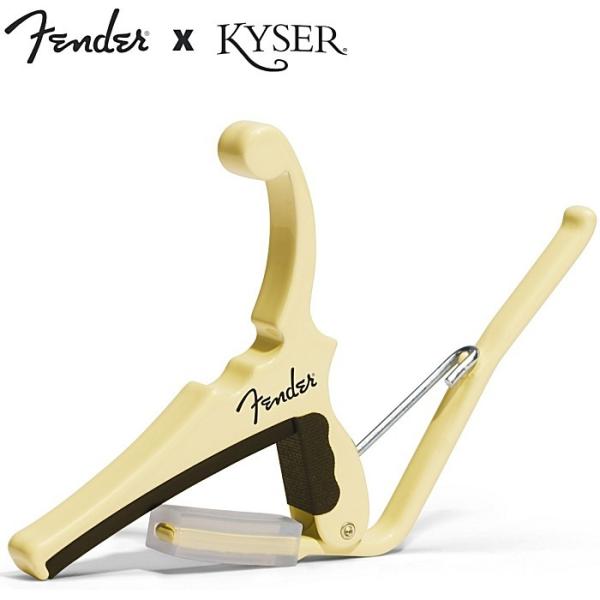 Kyser X Fender Quick Change Capo KGEFOWA Olympic White JCU[xtF_[ GLM^[pJ|